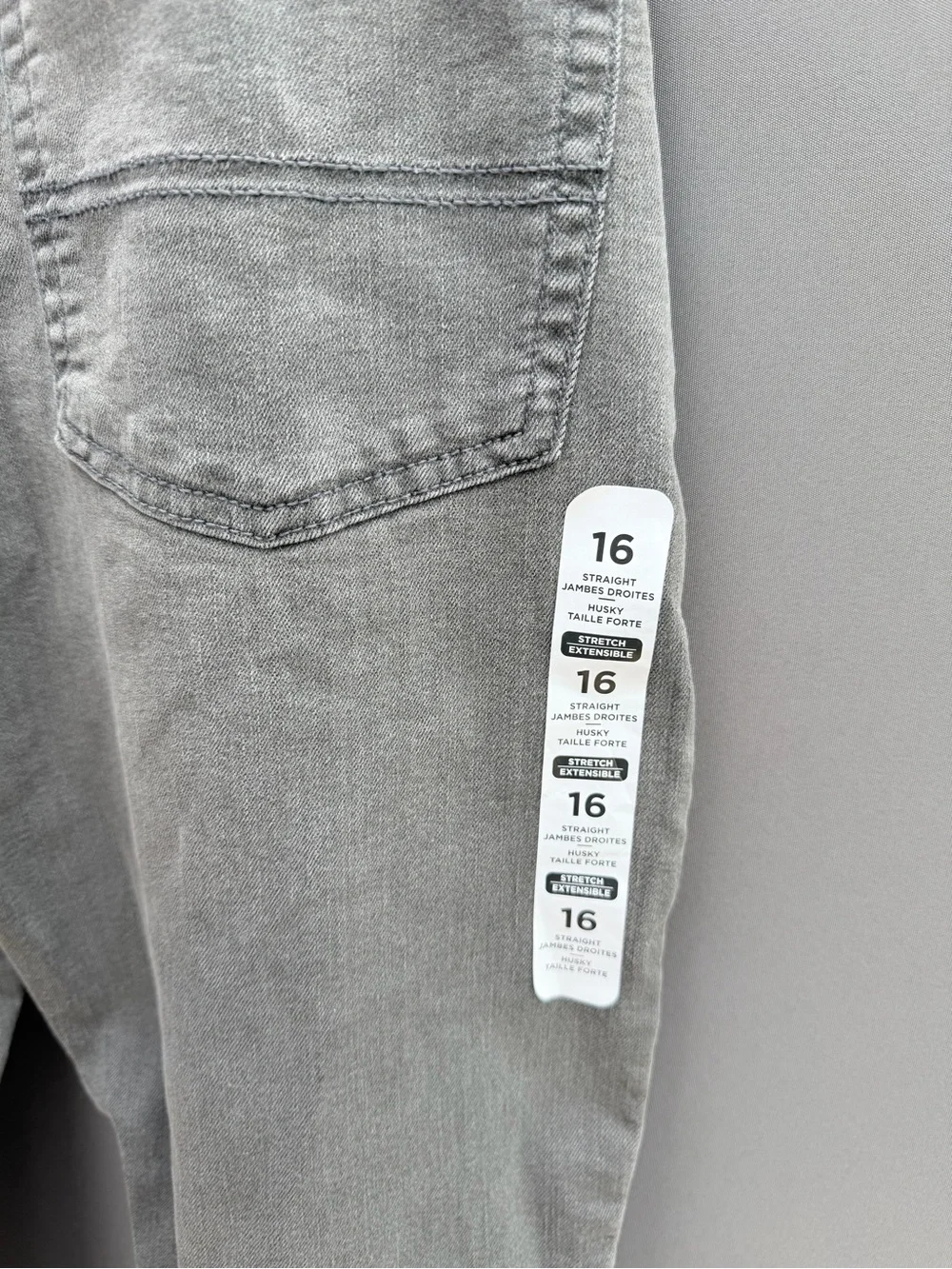 The Children's Place Boys' Light Gray Slim Jeans